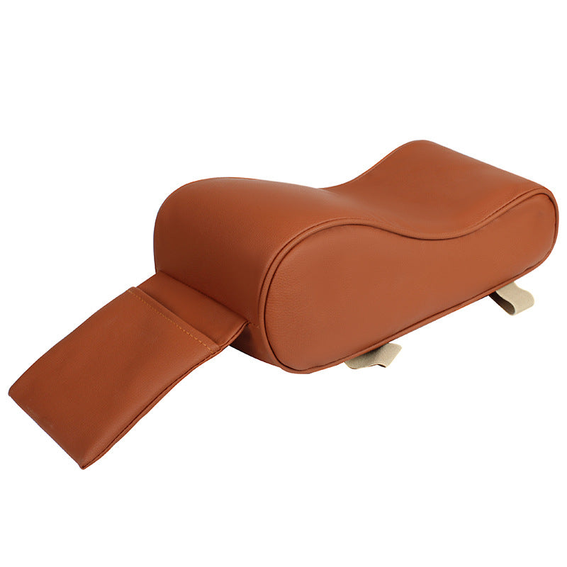 Car Arm Rest Extend Faux Leather Memory Cushion Foam Car Armrest Center Console Hand Pillow Pad Arm Rest Seat Box Pad