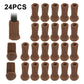 24PCS Knitted Chair Leg Socks Furniture Table Feet Leg Floor Protectors Covers Floor Protection Pads Moving Noise Reduction