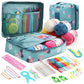 59Pcs Crochet Kits for Beginners Colorful Crochet Hook Set with Storage Bag and Crochet Accessories Complete Crochet Kit