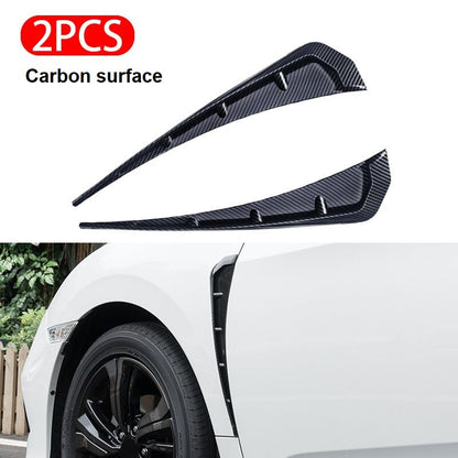 Car Side Fender Vent Cover Fender Decoration Side Wing Air Vent Hood Car Door Edge Intake Fender Cover Trim Fits For Honda Civic