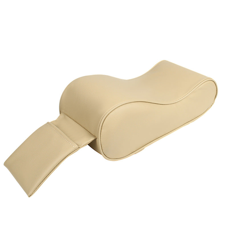 Car Arm Rest Extend Faux Leather Memory Cushion Foam Car Armrest Center Console Hand Pillow Pad Arm Rest Seat Box Pad