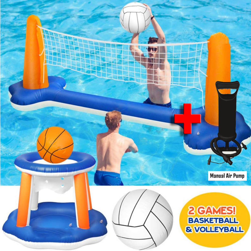 Large floatie beach pool volleyball inflatable float swimming party Toy Water Sports Basketball Handball Accessory Game