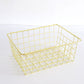 Nordic Metal Storage Basket Golden Home Wrought Iron Sundries Storage Basket Desktop Snack Fruit Storage Basket