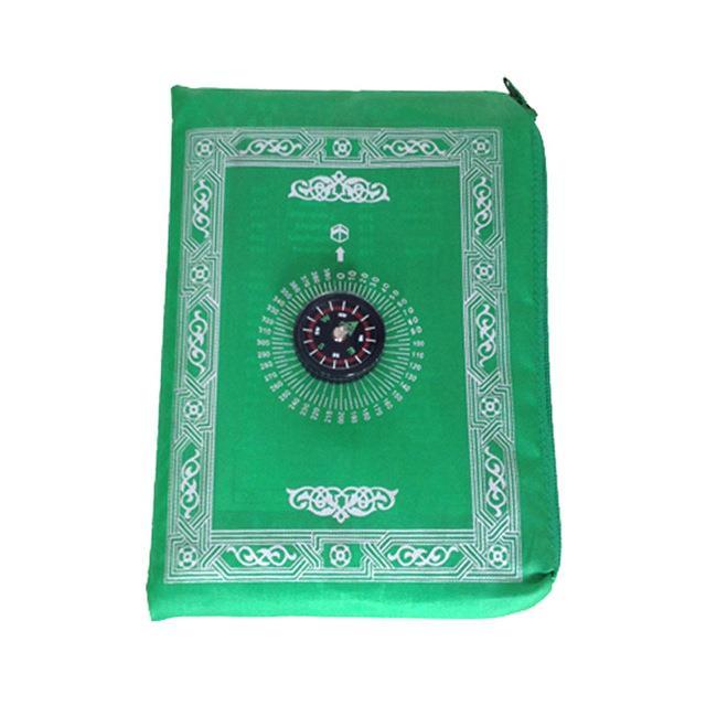 Copy of Islamic Muslim Prayer Mat Rug with Compass, Waterproof, portable and suitable for travel