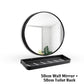 Wall Hanging Round Mirror Bathroom Toilet Living Room Corridor Bedroom Wall Mounted Black Mirror 40/50/60/70cm