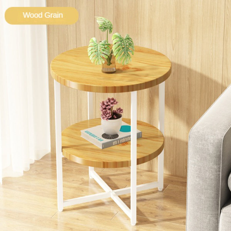 Sofa Side Table Modern Minimalist Corner Table Bedside Small Table Shelf Nordic Round Modern Simple Stylish Coffee Table