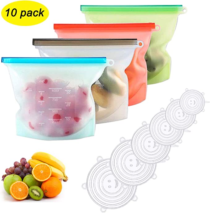 Copy of Vacuum Silicone Storage Bag Sealed Food Fruits Container Resealable