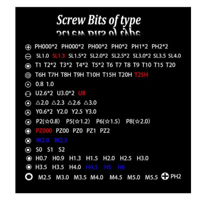 Copy of Screwdriver Set 115 In 1 Magnetic Tools Kit Bit Repair