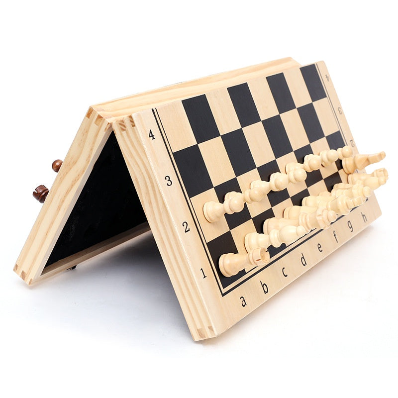 Copy of Top Quality Chess Set Wooden Folding Magnetic Solid Wood Chessboard Magnetic Pieces Entertainment Board Games Children