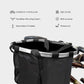 Detachable Bicycle Front Basket Bag Pouch Holder w/ Handlebar Mounting for Cycling, Riding, and Carrying Pets and Goods