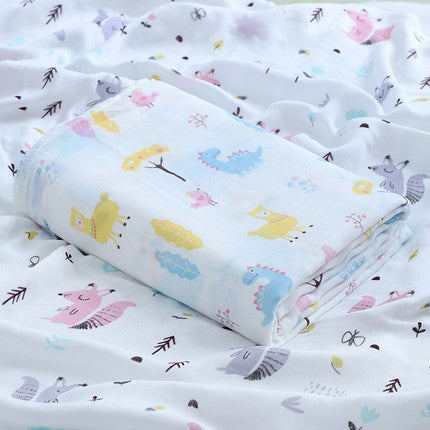 Premium Baby Swaddle Bamboo Cotton Muslin Cloth Towel Blanket Soft Breathable