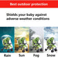 Baby Stroller Rain Sun Protection Mosquito Outdoor Waterproof Cover Block