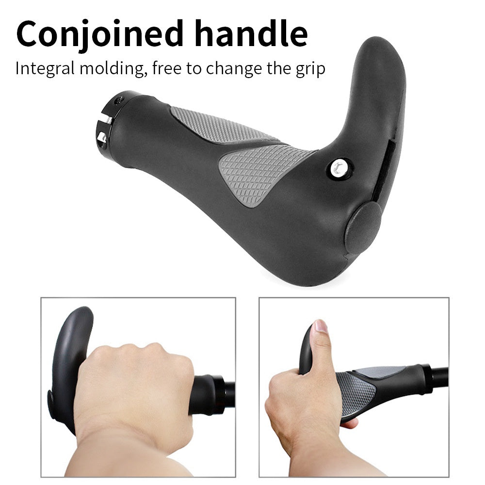 Copy of Pair of Comfortable Soft Palm Print Bicycle Handle Grip Ergonomic Bike Handlebar Cycling Durable Anti-slip Rubber Grip