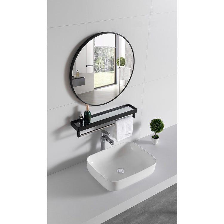 Copy of Wall Hanging Round Mirror Bathroom Toilet Living Room Corridor Bedroom Wall Mounted Black Mirror 40/50/60/70cm