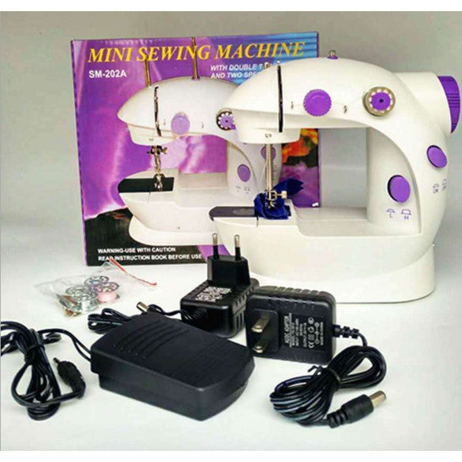 Sewing Machine can power by battery, can add-on Extension Board