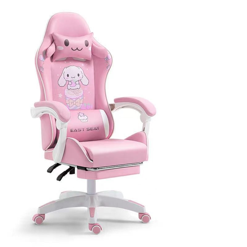 Cute Computer Chair Home Office Chair  Electronic Ergonomics Reclining Lift Gaming Chair For Geek Nerd Gamers Girls