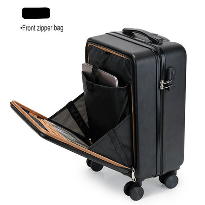 Best Lightweight Luggage for Travel Expandable Front Open Lid Hard Suitcase Luggage Trolley Bag with Spinner Wheel 20