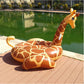 Giraffe Floating Inflatable Giraffe Pool Float For Kids Adult Float Raft Water Floating Boat Ride-On Swimming Ring Toys