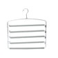 Copy of Pants Hanger 5 Layers Stainless Steel Non-Slip Foam Swing Arm Space Saving Clothes Slack Hangers Storage Organizer