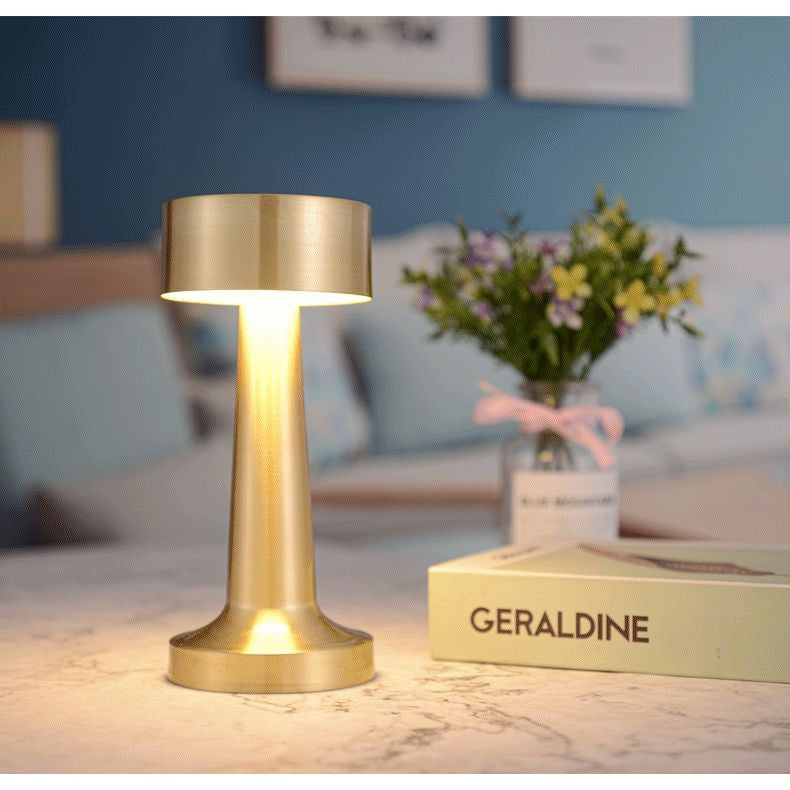 Stylish Dimmable LED Table Lamp USB Charging Rechargeable Touch Eye Protection Dimming Hotel Bedside Desk Bedroom Bar