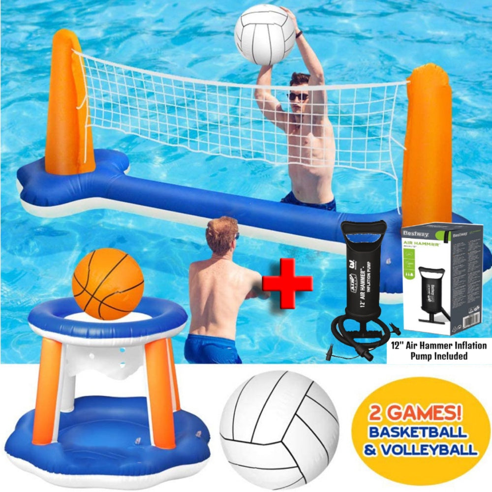 Copy of Large floatie beach pool volleyball inflatable float swimming party Toy Water Sports Basketball Handball Accessory Game