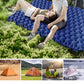 Portable Waterproof 2 Person Mat with Air Pillow Mattress Backpacking Camping Climbing Durable Sleeping Pad Equipment