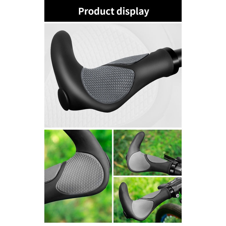 Copy of Pair of Comfortable Soft Palm Print Bicycle Handle Grip Ergonomic Bike Handlebar Cycling Durable Anti-slip Rubber Grip