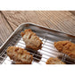 Premium Stainless Steel Oven Baking Tray Removable Cooling Rack Set Plate BBQ Tray Pan Dish Grill Mesh Kitchen Tool