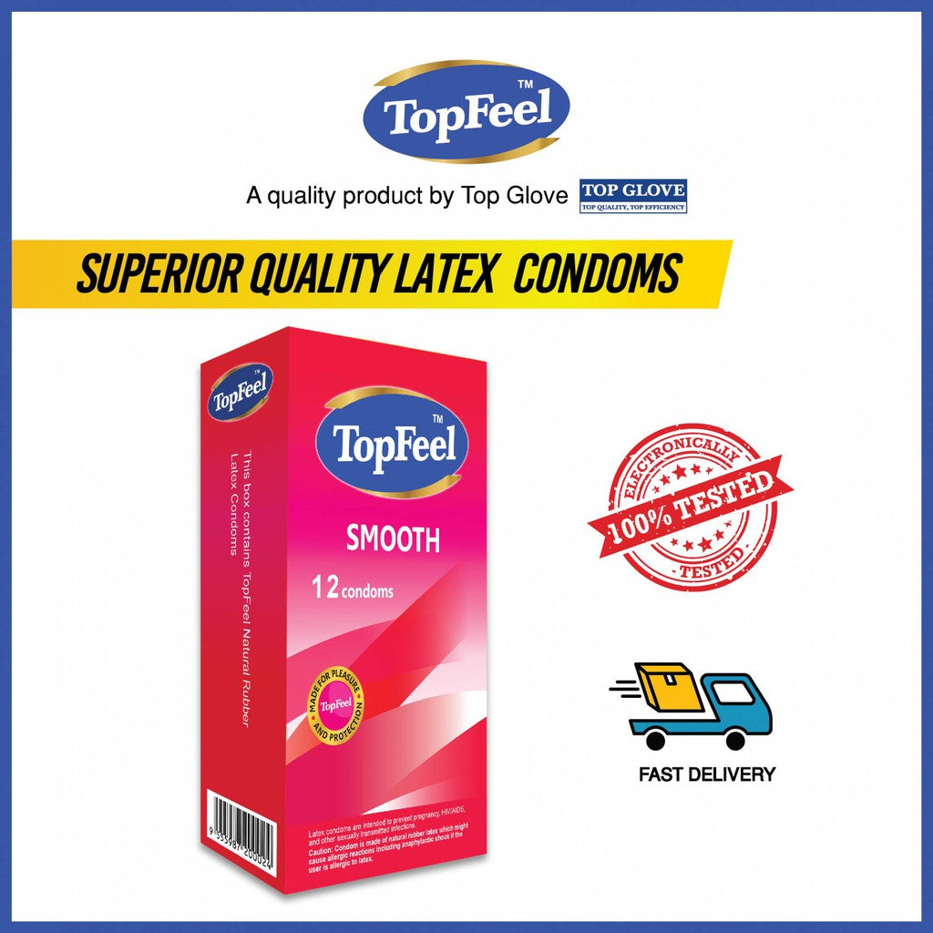 *Value* TopFeel Authentic Condom Love Sex (12 Pcs) condoms with discreet mailing