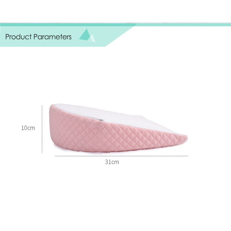 Baby Breastfeeding Pillow Newborn Slanted Position Anti-Reflux Triangular Ramp Pad Non-slip Cotton 31 x 10cm Pillow