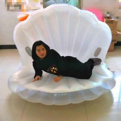 Clam Shell Float XXL Giant floatie beach clam seashell pearl inflatable float swimming ...