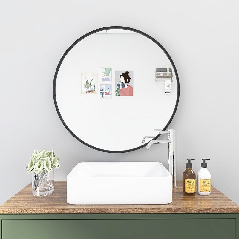 Copy of Wall Hanging Round Mirror Bathroom Toilet Living Room Corridor Bedroom Wall Mounted Black Mirror 40/50/60/70cm