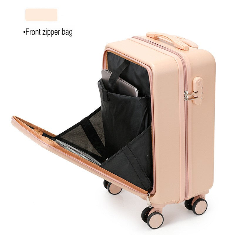 Best Lightweight Luggage for Travel Expandable Front Open Lid Hard Suitcase Luggage Trolley Bag with Spinner Wheel 20