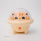 CAT POWER BANK Spaceship Cute Pet Small Portable Power Bank With LED Light Emergency Power Bank Gift For Mobile Charger