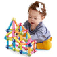Magnetic Rods Set Building Blocks Sticks Magnet Puzzle Magnetic Sticks Construction Set STEM Educational Toy For Infants