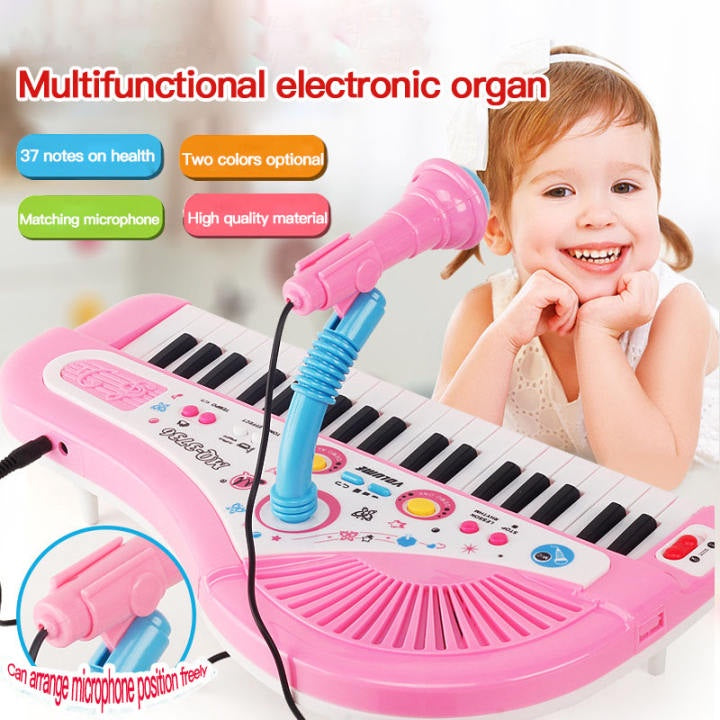 Copy of Kids Piano 37 Key Keyboard Piano Musical Toy With Microphone For Children's Toy Musical Instrument