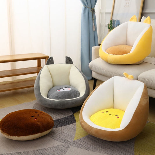 Cushions Tatami Futon Cushion Japanese-style Family Floor Lazy Seat Floor Pillow Filled With Thick And Fluffy Material