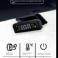 Wireless Solar Tire Pressure Monitoring System TPMS Car Tire Air Pressure Tester + 4 External Sensors