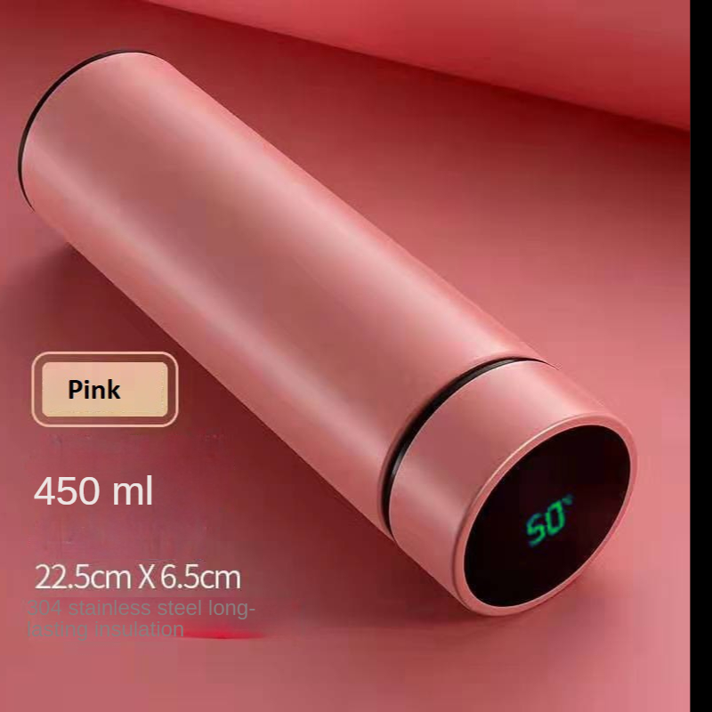 Copy of Vacuum Cup Thermos Flask Water Bottle Thermal Temperature Digital Display Tumbler 450ML