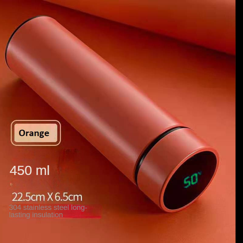 Copy of Vacuum Cup Thermos Flask Water Bottle Thermal Temperature Digital Display Tumbler 450ML