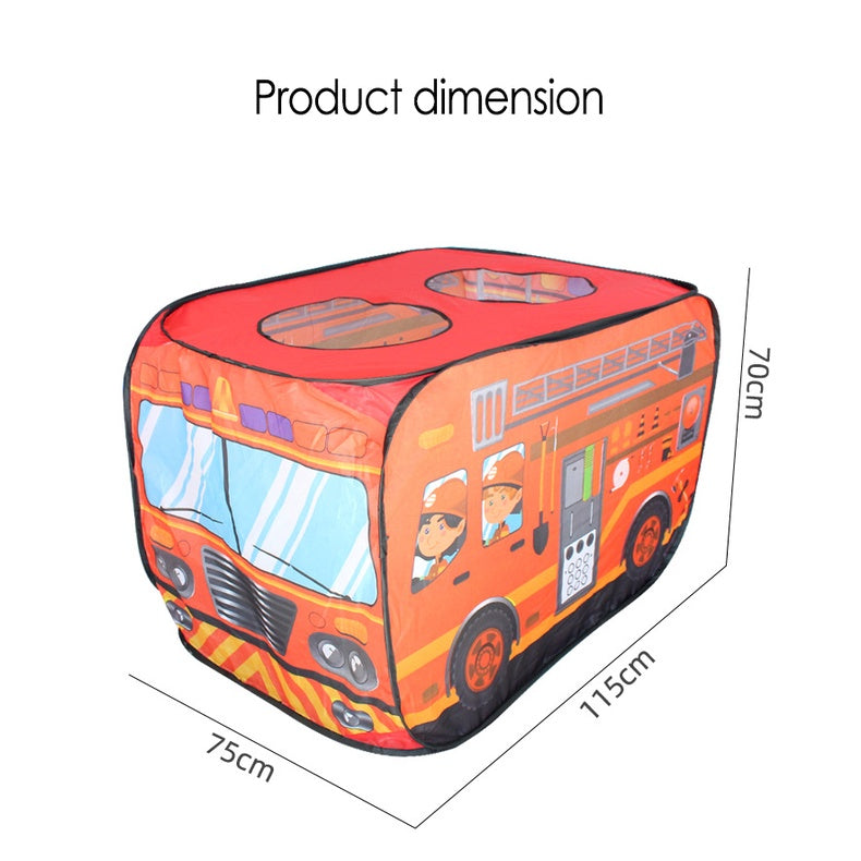 Children Play Tent Kids Bus Folding Ice-Cream School Bus Tent All Time Favorite