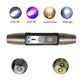 4/6 Light Torch Stone Identification Lamp Jade Jewelry 2200mAh Micro USB Rechargeable Stainless Steel LED Flashlight