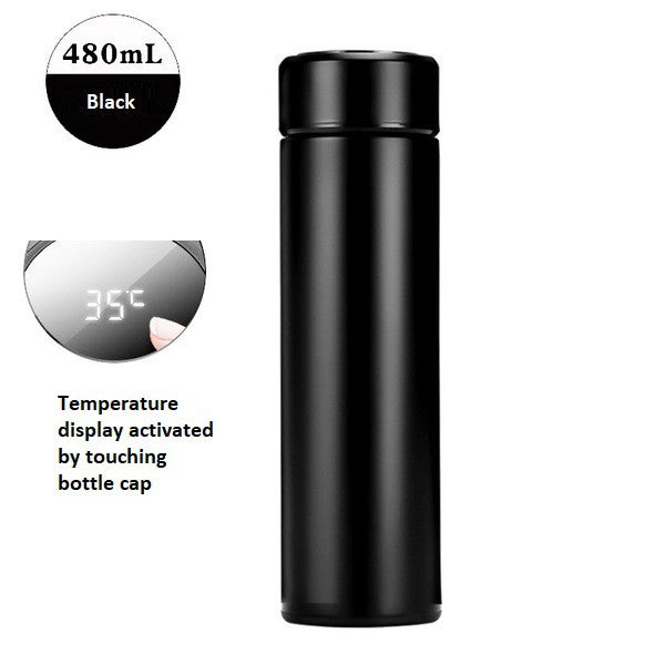 Vacuum Cup Insulated Hot And Cold Thermos Flask Water Bottle Thermal Temperature Cup Tumbler 480ML Easy and Durable