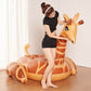 Giraffe Floating Inflatable Giraffe Pool Float For Kids Adult Float Raft Water Floating Boat Ride-On Swimming Ring Toys