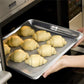 Premium Stainless Steel Oven Baking Tray Removable Cooling Rack Set Plate BBQ Tray Pan Dish Grill Mesh Kitchen Tool