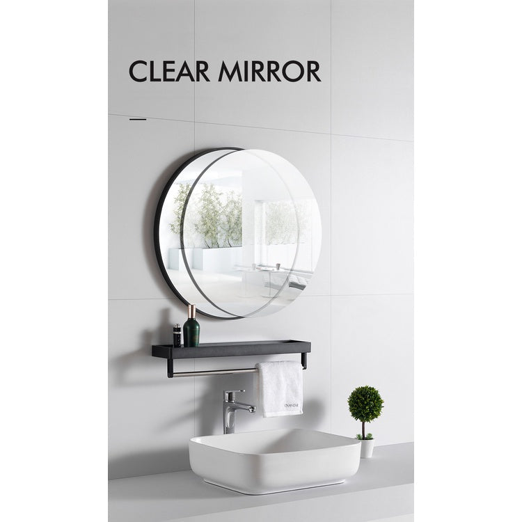 Copy of Wall Hanging Round Mirror Bathroom Toilet Living Room Corridor Bedroom Wall Mounted Black Mirror 40/50/60/70cm