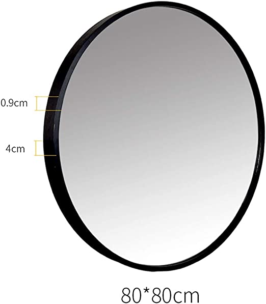 Copy of Wall Hanging Round Mirror Bathroom Toilet Living Room Corridor Bedroom Wall Mounted Black Mirror 40/50/60/70cm