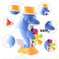 Kids Shower Bath Toys Cute Duck Waterwheel Dolphin Toys Baby Faucet Bathing Water Spraying Tool Wheel Type Dabbling Toy