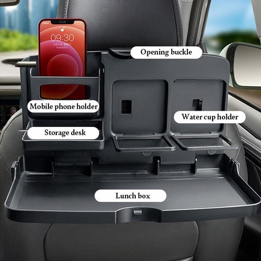Car Backseat Organizer for Family Travel Car Backseat Backseat Tray Holder Car Table Seat Back Storage