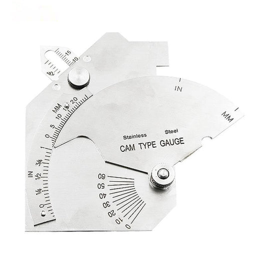 Bridge Cam Gauge Stainless Steel Welding Gauge Welded Surfaces Joint Inspection Tool Inch & Metric System